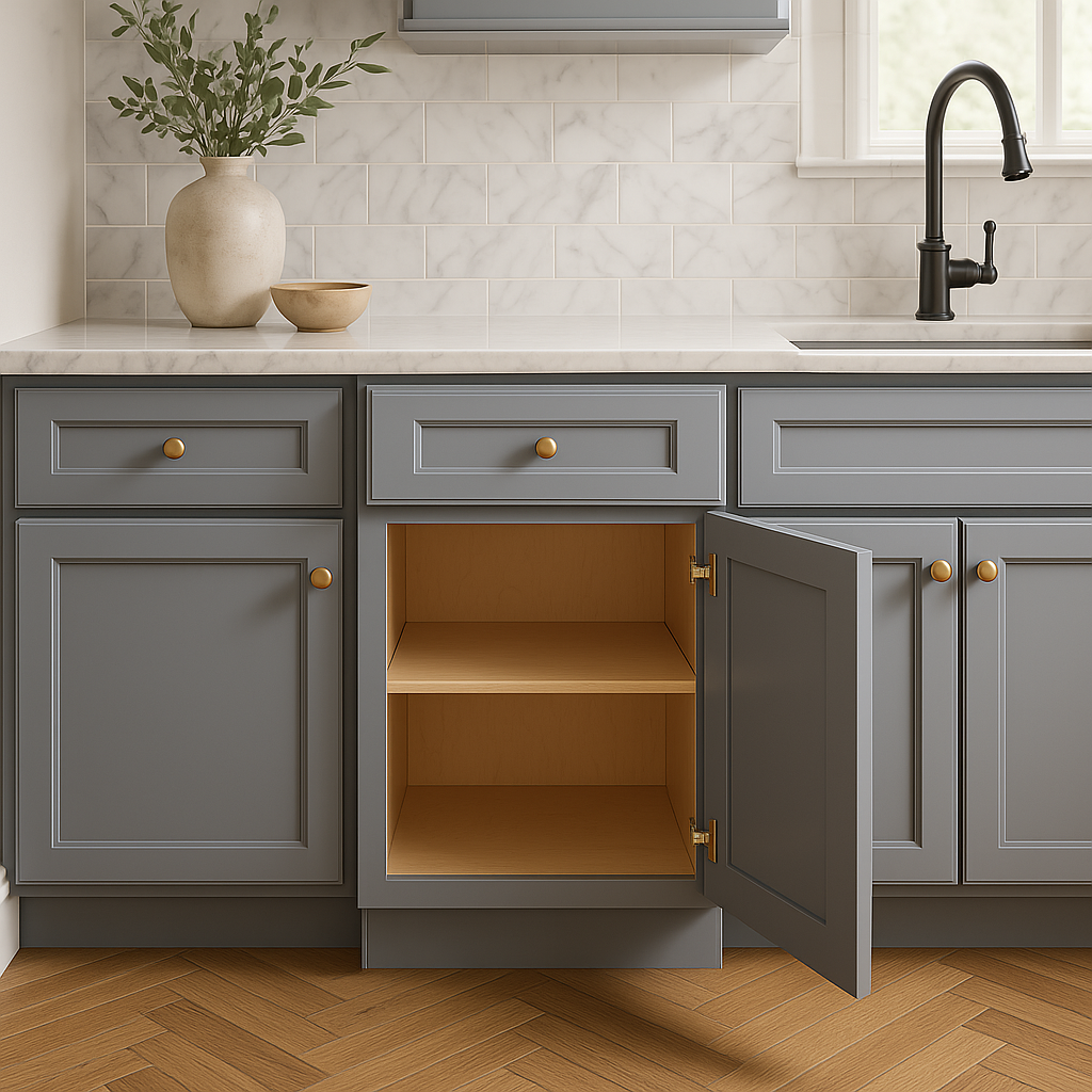 Home Decorators Collection Newport Pearl Gray Kitchen Cabinet