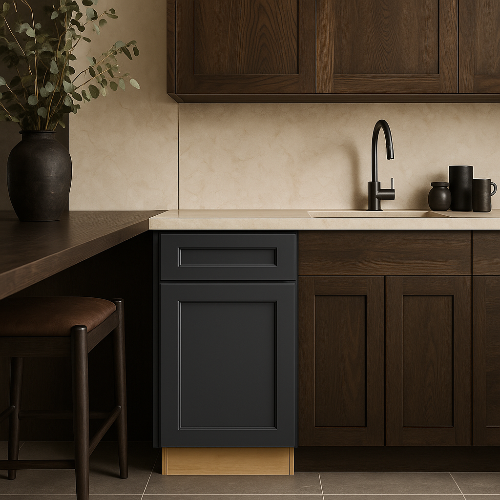 Home Decorators Collection Newport Deep Onyx Base Kitchen Cabinet
