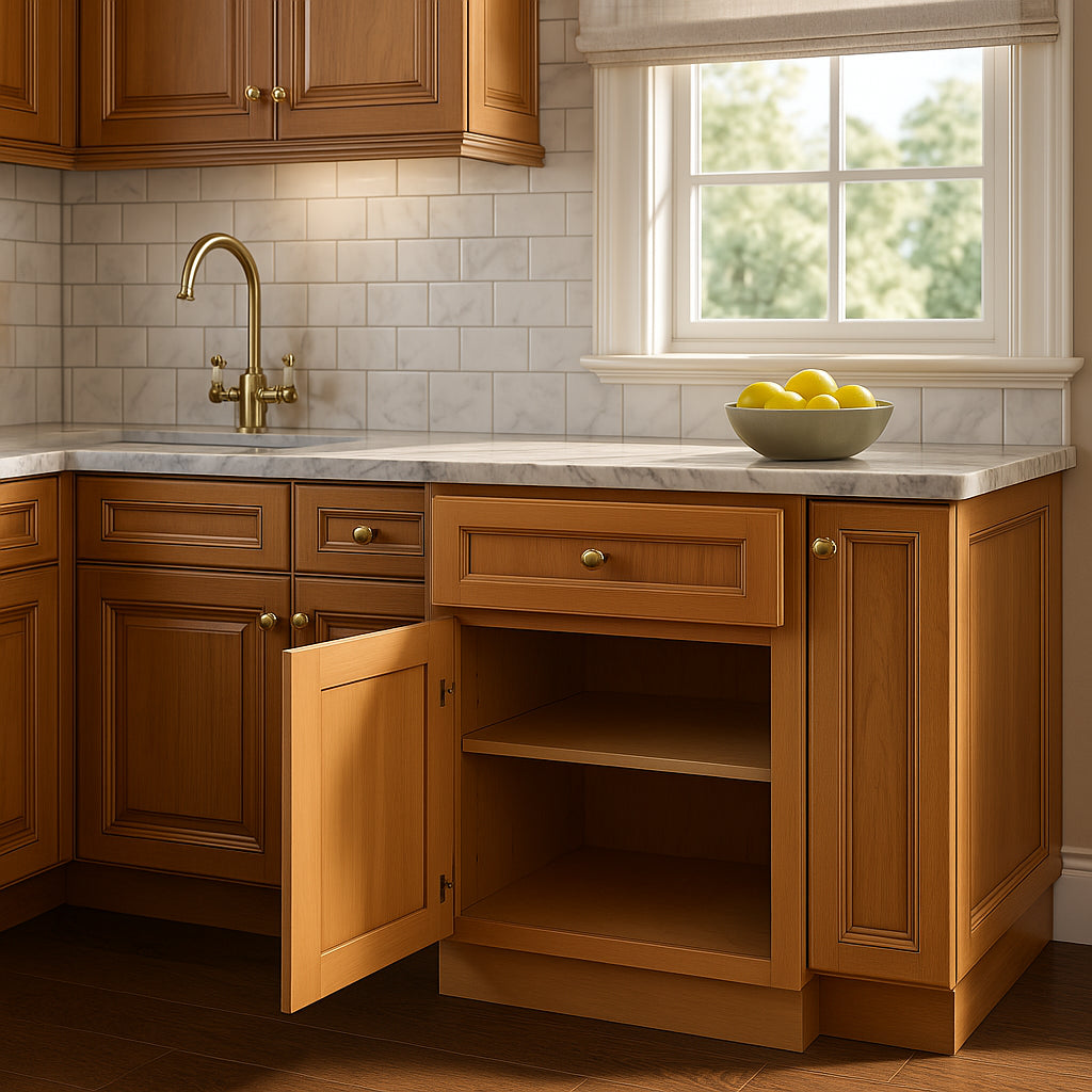 Home Decorators Collection Newport Cinnamon Base Kitchen Cabinet