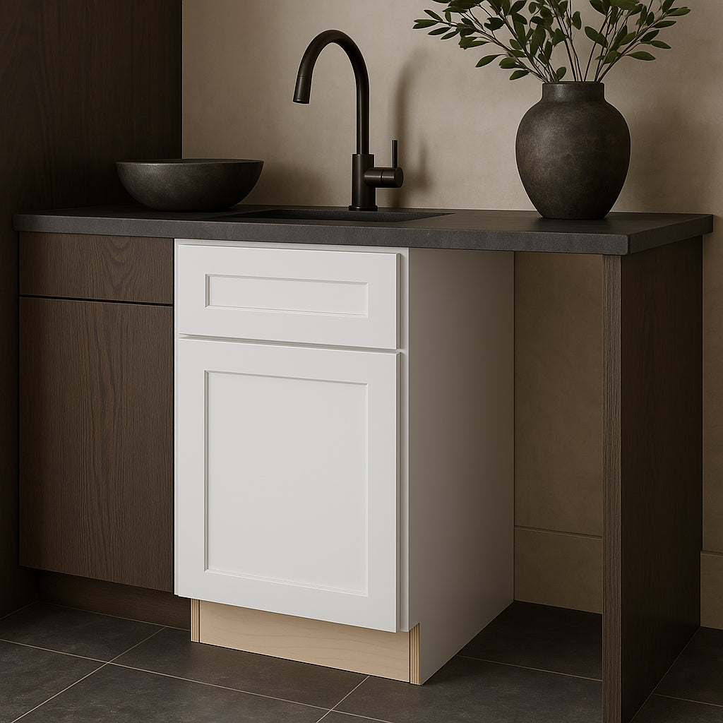 Home Decorators Collection Newport Base Kitchen Cabinet in Pacific White