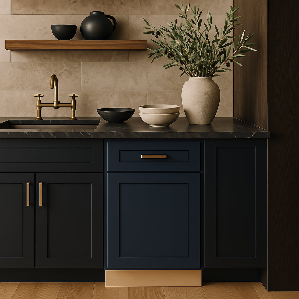 Home Decorators Collection Newport Mythic Blue Base Kitchen Cabinet