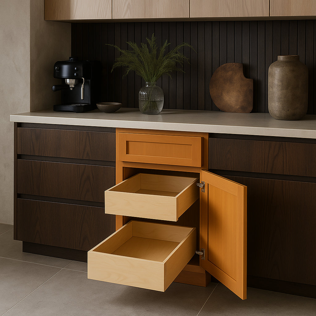 Home Decorators Collection Newport 15 in. Plywood Base Kitchen Cabinet in Cinnamon