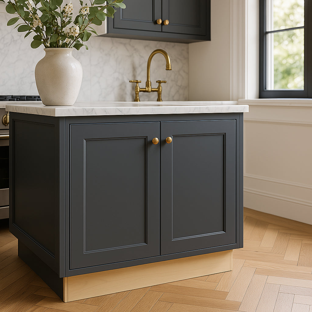 Home Decorators Collection Newport Deep Onyx Kitchen Cabinet - 36 in.