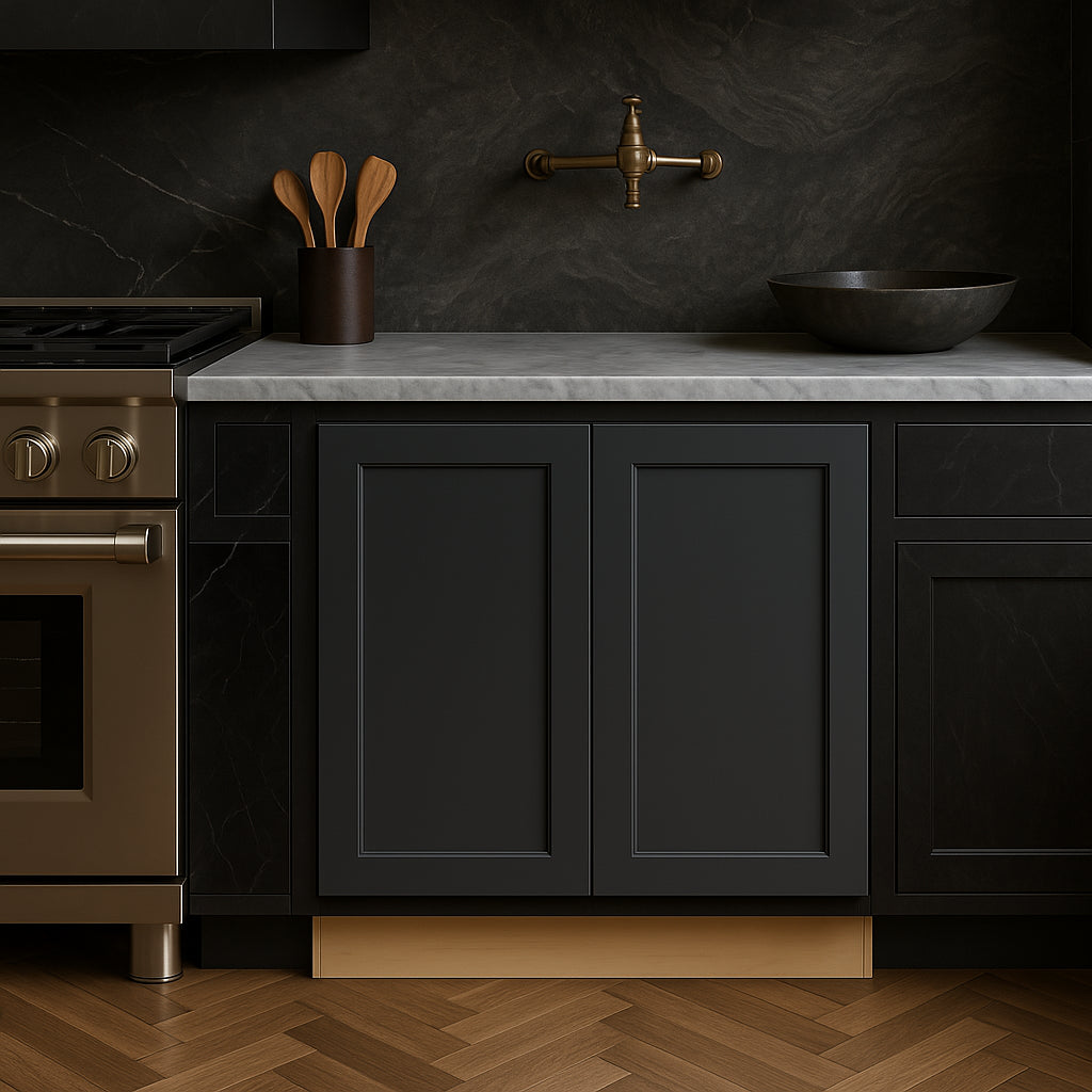 Home Decorators Collection Newport Deep Onyx Kitchen Cabinet - 36 in.