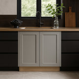 Home Decorators Collection Newport 30" Base Kitchen Cabinet in Pearl Gray
