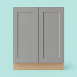 Home Decorators Collection Newport 30" Base Kitchen Cabinet in Pearl Gray
