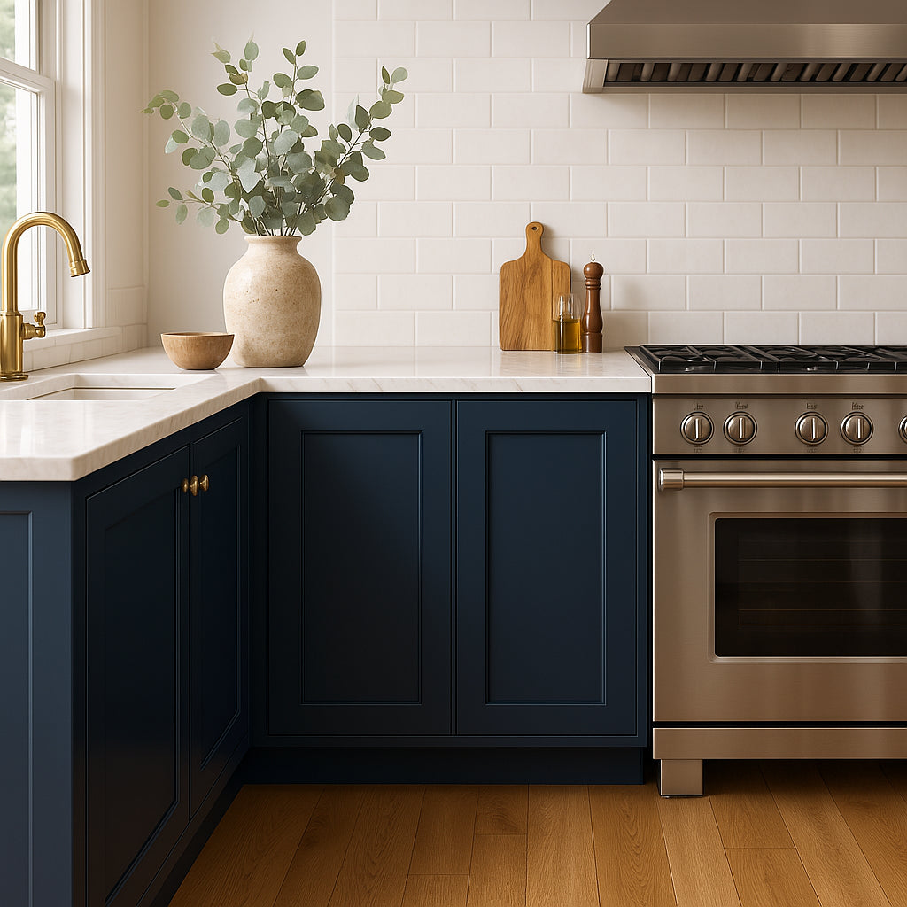 Home Decorators Collection Newport Mythic Blue Kitchen Base Cabinet