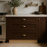 Home Decorators Collection Newport 30 in. W x 24 in. D x 34.5 in. H Assembled Plywood Base Kitchen Cabinet in Manganite with Soft Close