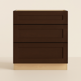 Home Decorators Collection Newport 30 in. W x 24 in. D x 34.5 in. H Assembled Plywood Base Kitchen Cabinet in Manganite with Soft Close