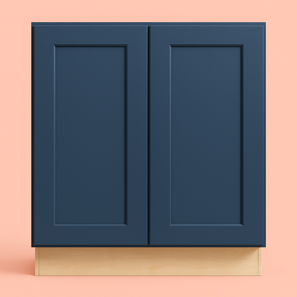 Home Decorators Collection Newport Mythic Blue Full Height Kitchen Cabinet