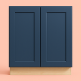 Home Decorators Collection Newport Mythic Blue Full Height Kitchen Cabinet
