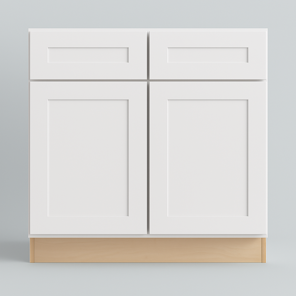 Home Decorators Collection Newport 33" Pacific White Base Cabinet with Soft Close