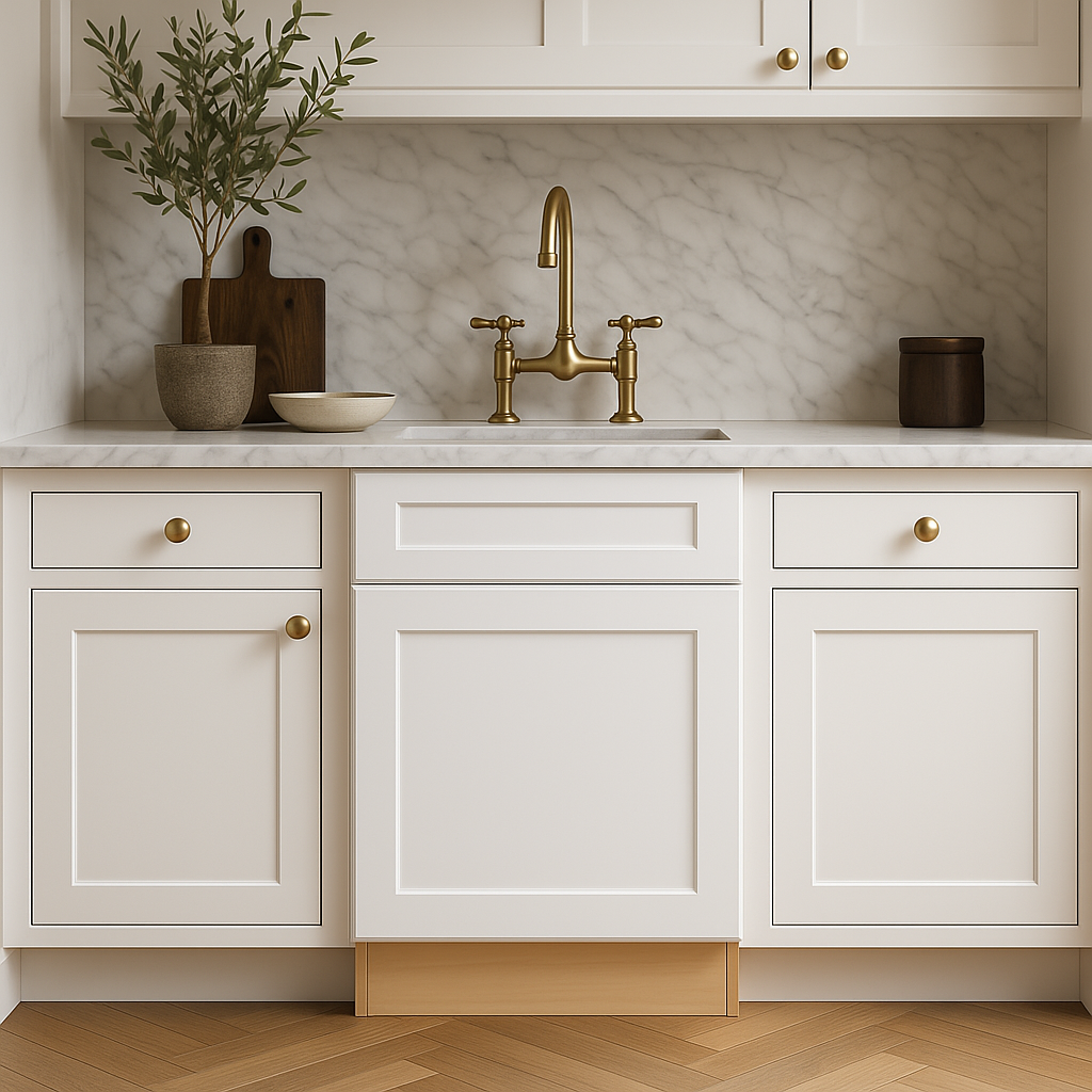 Home Decorators Collection Newport 18" Pacific White Kitchen Cabinet
