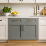 Home Decorators Collection Newport Pearl Gray Kitchen Cabinet