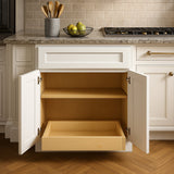 Home Decorators Collection Newport 30" Base Kitchen Cabinet in Pacific White