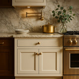 Home Decorators Collection Newport 24 in. W x 24 in. D x 34.5 in. H Assembled Plywood Base Kitchen Cabinet in Blended Cream