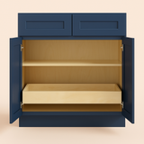 Home Decorators Collection Newport Mythic Blue Kitchen Cabinet