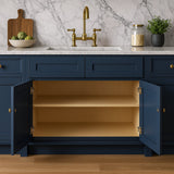 Home Decorators Collection Newport 36" Mythic Blue Soft Close Kitchen Cabinet