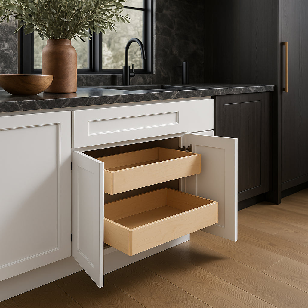 Home Decorators Collection Newport 24" Assembled Plywood Kitchen Cabinet - Pacific White
