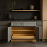 Home Decorators Collection Newport 36" Base Kitchen Cabinet in Pearl Gray