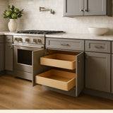 Home Decorators Collection Washington Veiled Gray Shaker Base Kitchen Cabinet