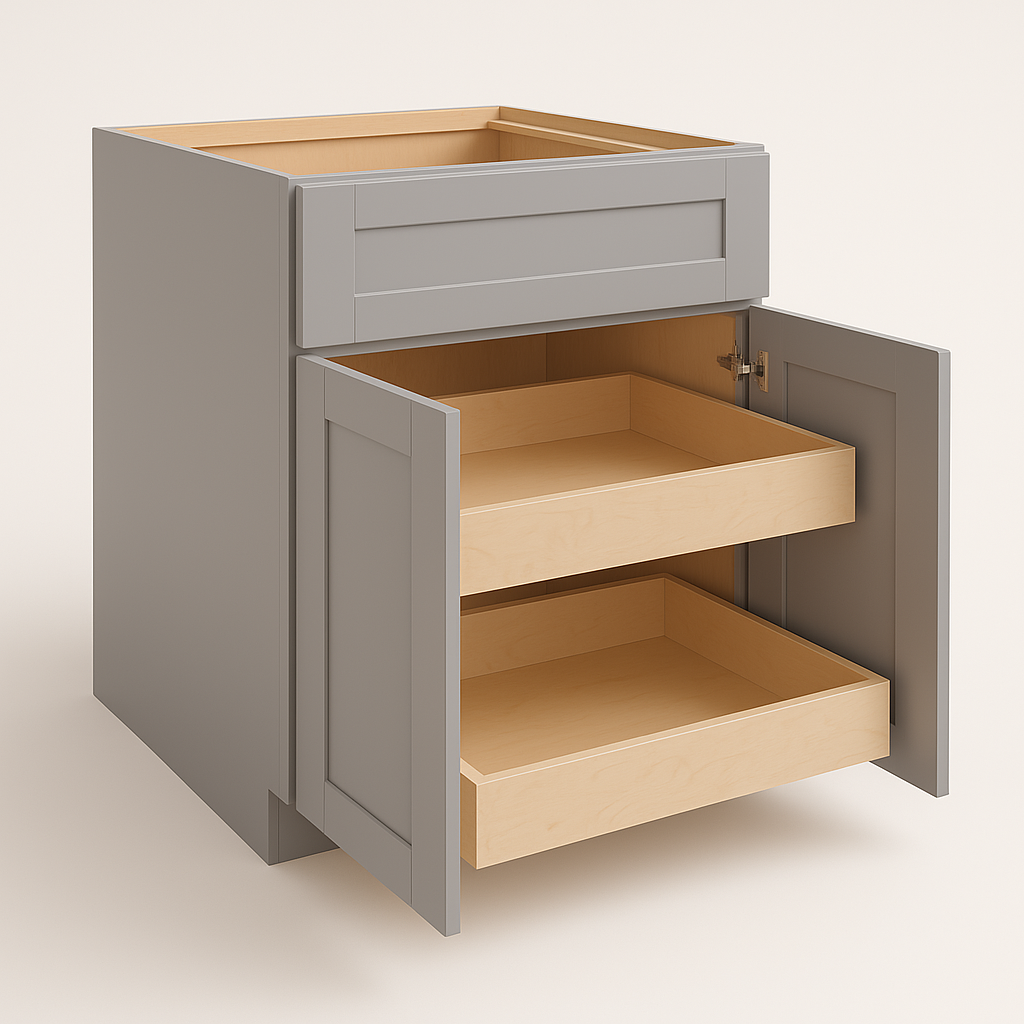 Home Decorators Collection Washington Veiled Gray Shaker Base Kitchen Cabinet