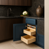 Home Decorators Collection Newport Mythic Blue Base Kitchen Cabinet