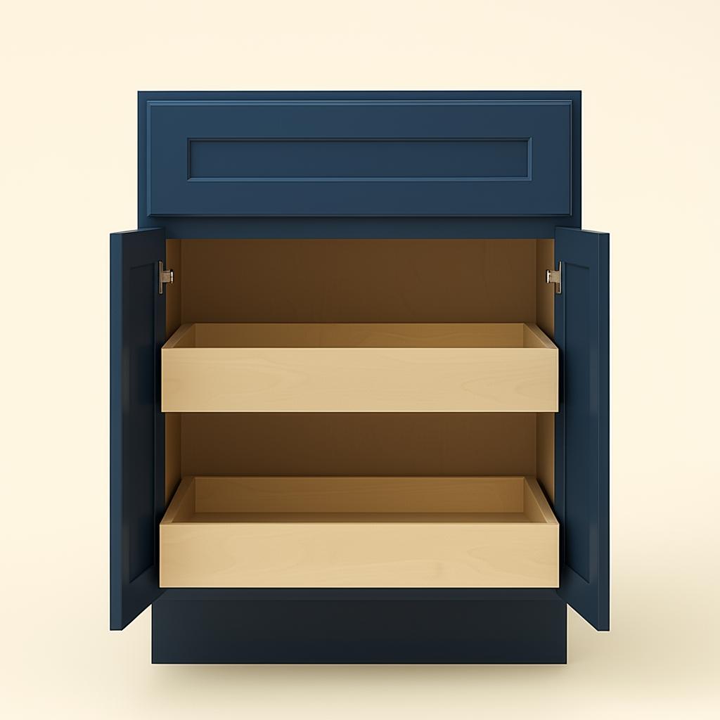 Home Decorators Collection Newport Mythic Blue Base Kitchen Cabinet