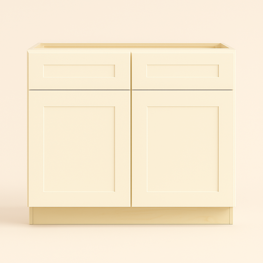Home Decorators Collection Newport 33" Cream Shaker-Style Kitchen Cabinet