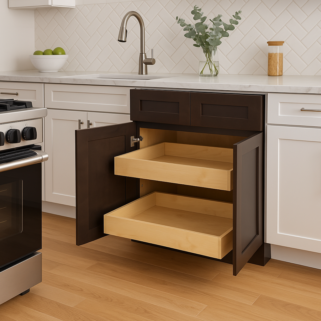Home Decorators Collection Newport Manganite Base Kitchen Cabinet