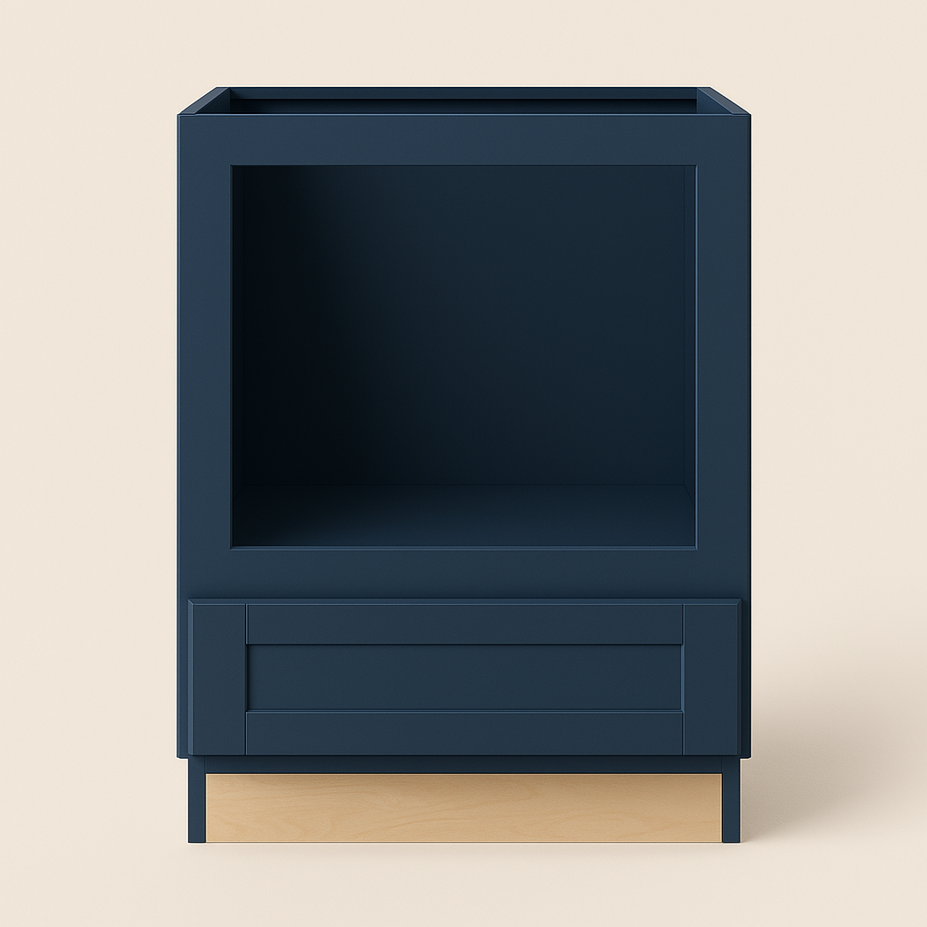 Home Decorators Collection Washington Microwave Kitchen Cabinet, Vessel Blue