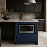Home Decorators Collection Washington Microwave Kitchen Cabinet, Vessel Blue