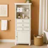 Home Decorators Collection Hampton Harbor White Corner Linen Cabinet