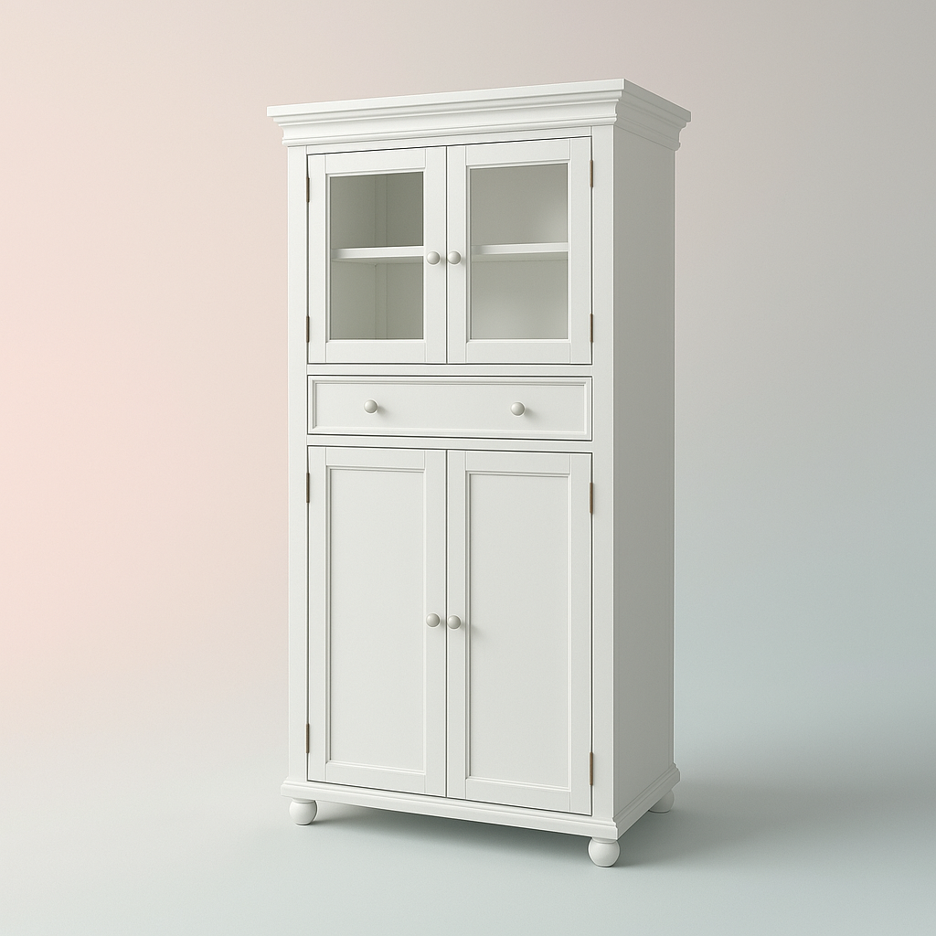 Home Decorators Collection Hampton Harbor Linen Cabinet - White