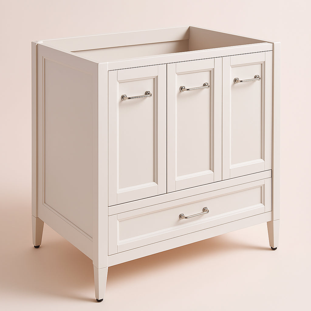 Home Decorators Collection Claxby 36-Inch White Bathroom Vanity Cabinet
