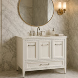Home Decorators Collection Claxby 36-Inch White Bathroom Vanity Cabinet