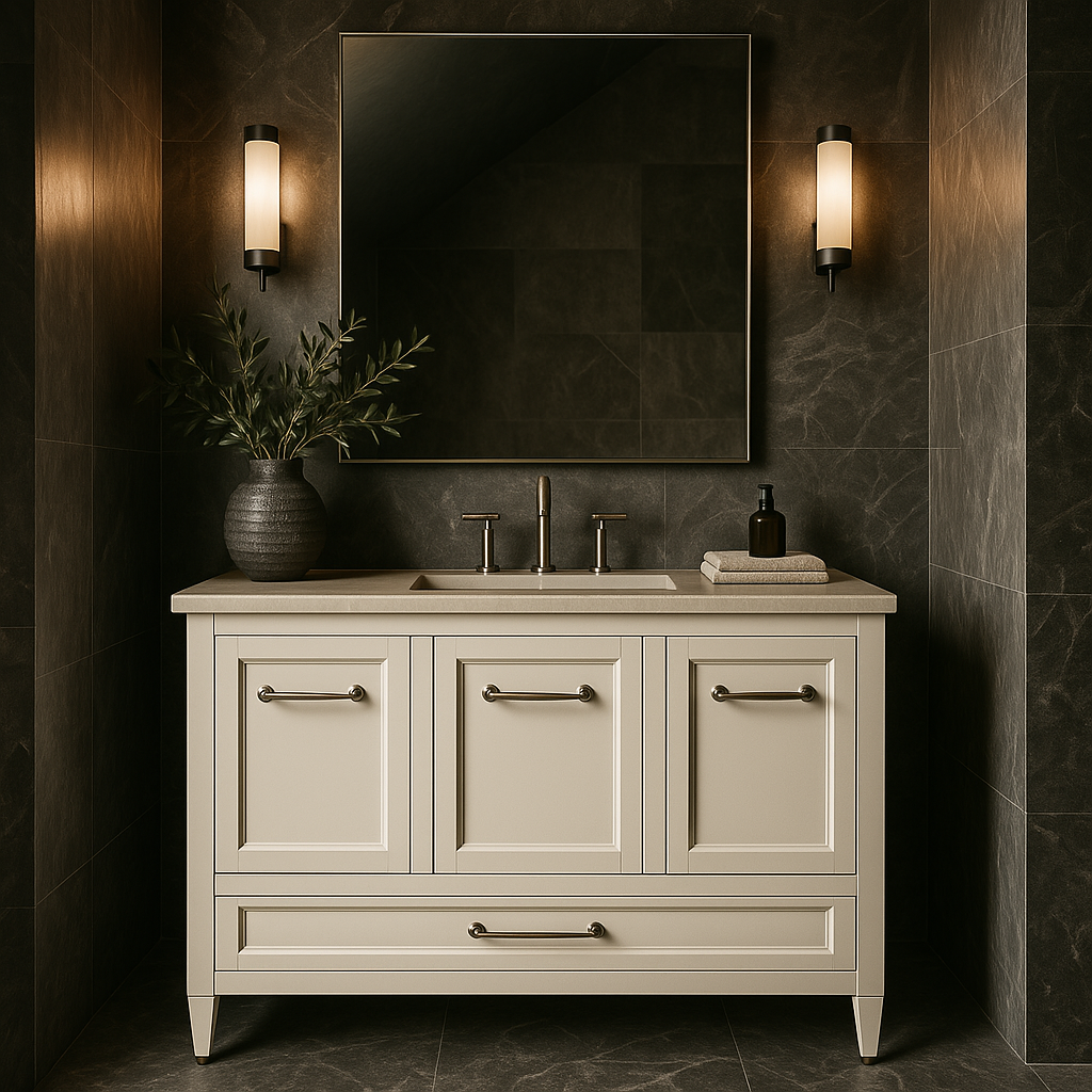 Home Decorators Collection Claxby 36-Inch White Bathroom Vanity Cabinet