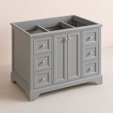 Home Decorators Collection Stratfield 48-Inch Bathroom Vanity Cabinet in Sterling Gray