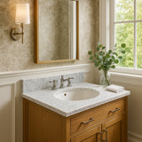 Home Decorators Collection 31-inch Cultured Marble Vanity Top in Carrera