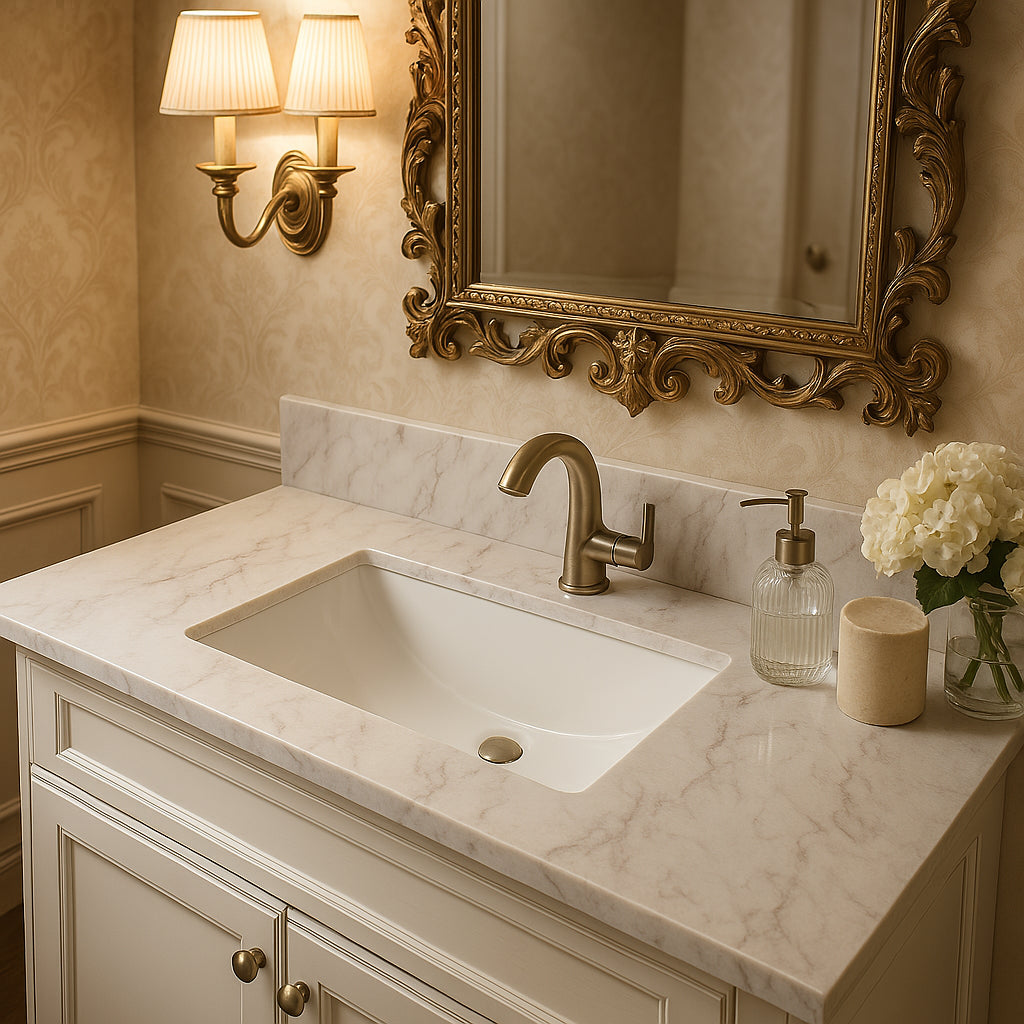 Home Decorators Collection 31" Lunar Vanity Top with White Sink