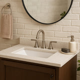 Home Decorators Collection 31" River Stone Vanity Top with White Sink