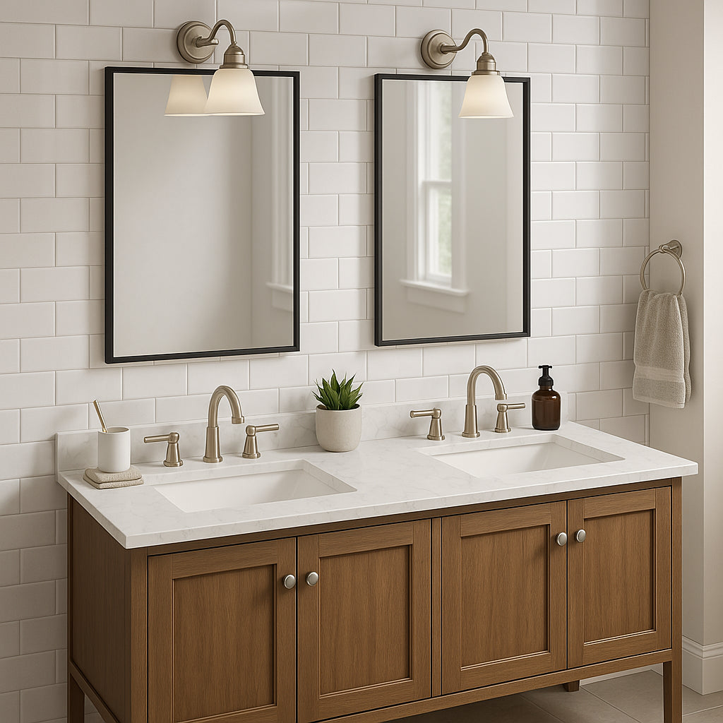 Home Decorators Collection 61 in. Double Sink Vanity Top in Dune
