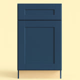 Home Decorators Collection Washington Vessel Blue Shaker Base Kitchen Cabinet