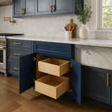 Home Decorators Collection Washington Vessel Blue Shaker Base Cabinet