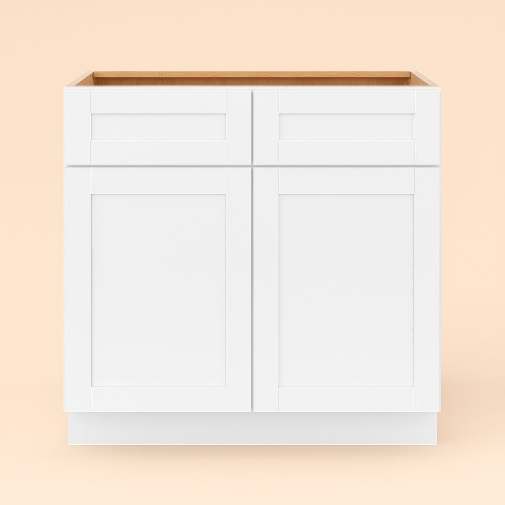 Home Decorators Collection Washington Vesper White Shaker Base Kitchen Cabinet