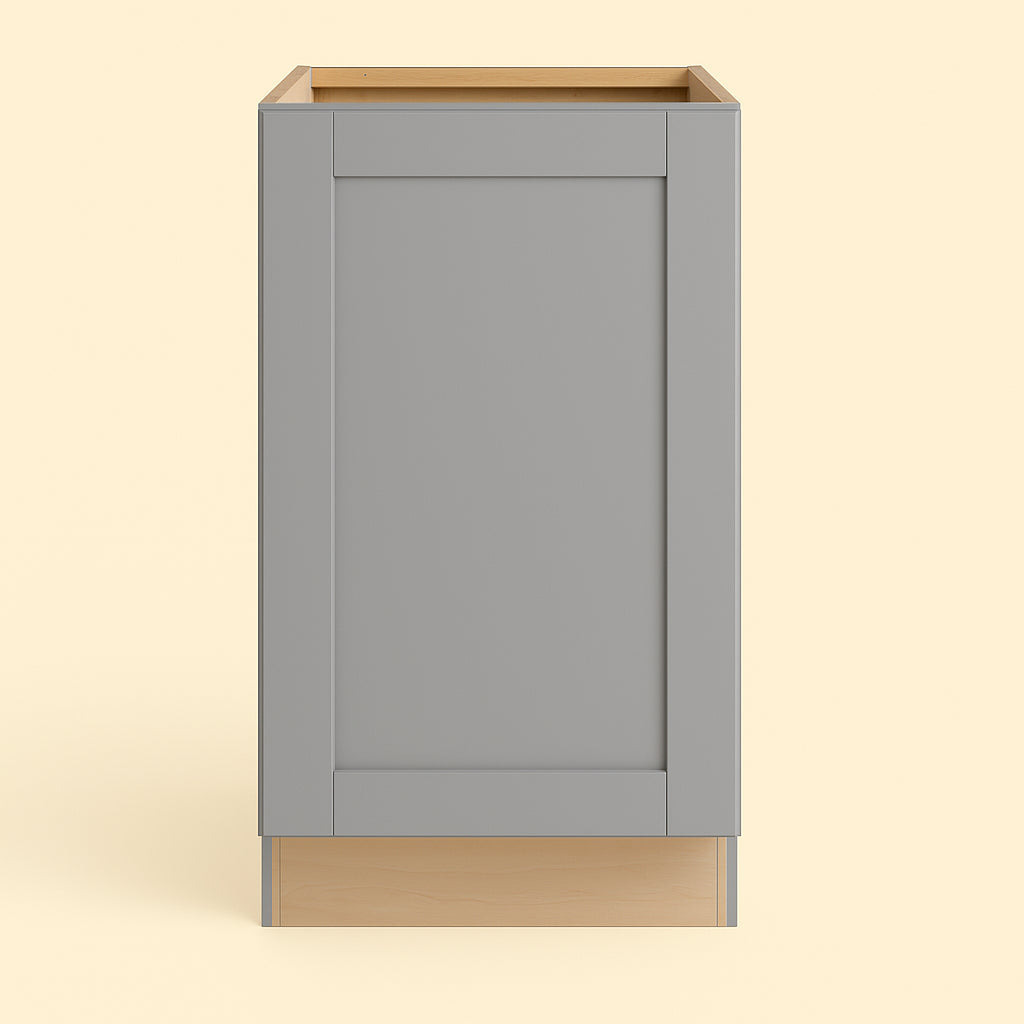 Home Decorators Collection Veiled Gray Shaker Base Kitchen Cabinet