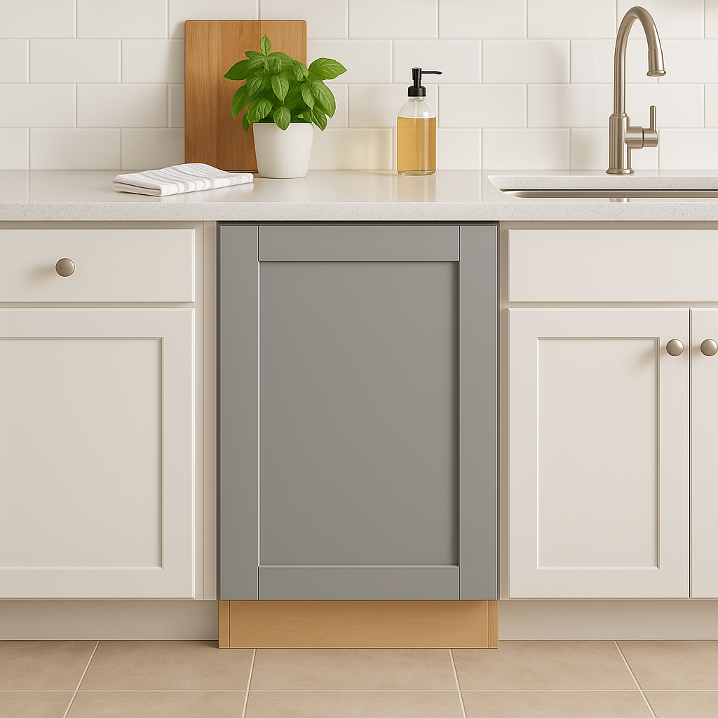 Home Decorators Collection Veiled Gray Shaker Base Kitchen Cabinet