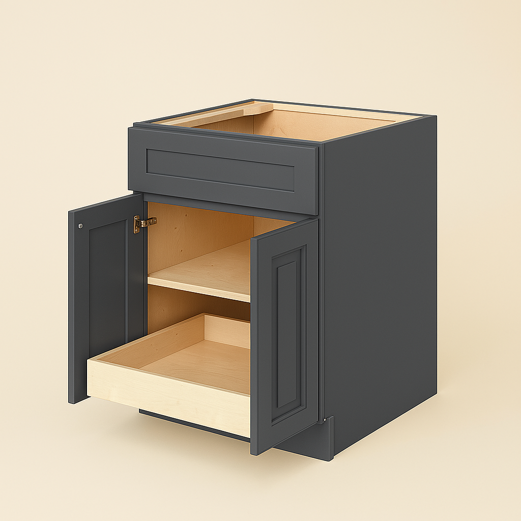Home Decorators Collection Grayson Deep Onyx Base Kitchen Cabinet