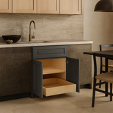 Home Decorators Collection Grayson Deep Onyx Base Kitchen Cabinet
