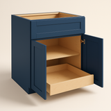 Home Decorators Collection Washington Vessel Blue Shaker Base Cabinet